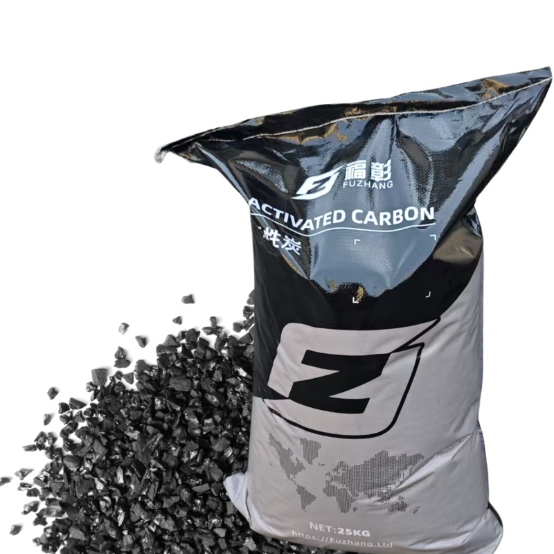 Fuzhang activated carbon for golden recovery, 5X10 and 6X12 mesh